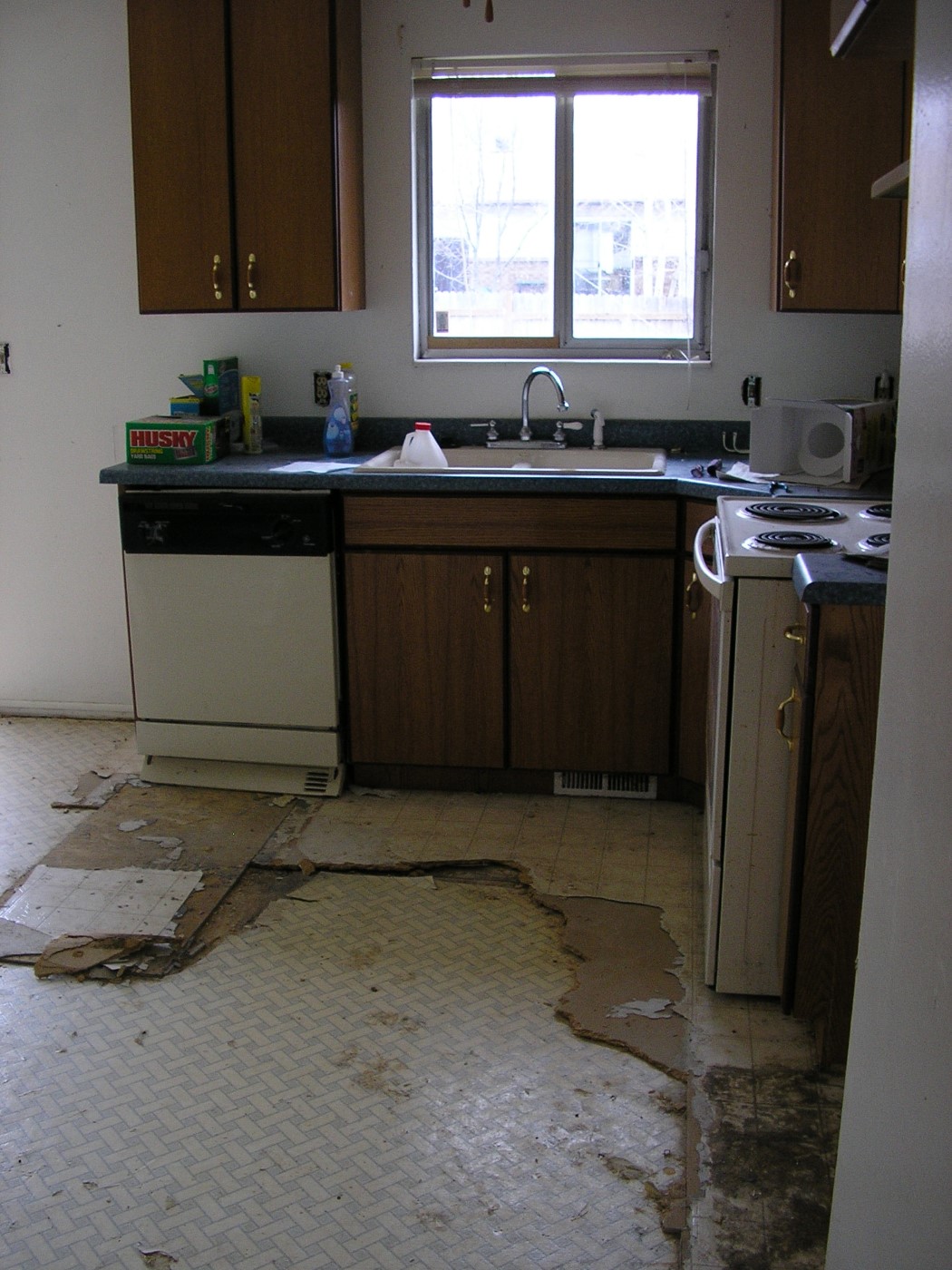 Kitchen Cabinet Upgrade - Before